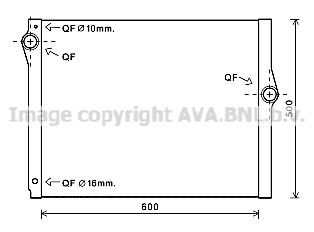 AVA QUALITY COOLING Radiators, Motora dzesēšanas sistēma BW2420